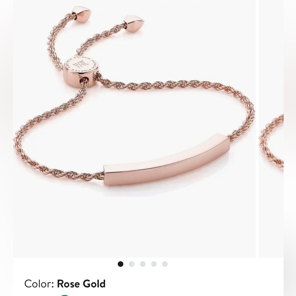 Monica Vinader Linear Friendship Chain Bracelet